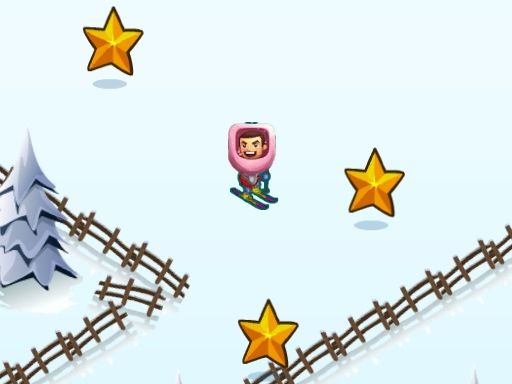 Skibidi ZigZag Snow Ski - browser game screenshot