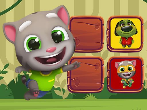 Talking Tom Memory - browser game screenshot