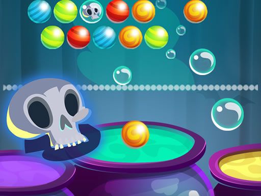 Bubble Shooter Halloween - browser game screenshot