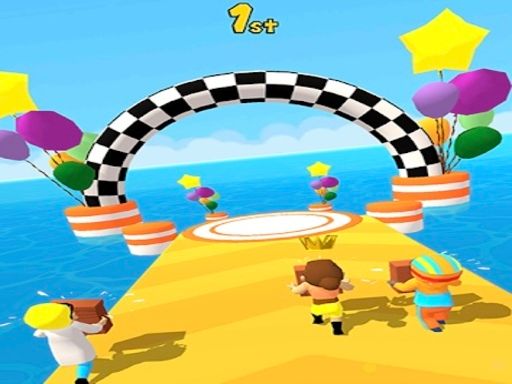 Shortcut run game 3d - browser game screenshot
