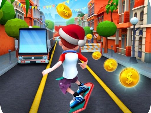 Subway Run Rush Game 3D - browser game screenshot