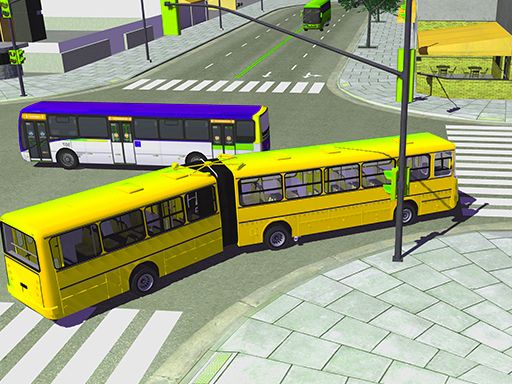 Bus Simulation - City Bus Driver 2 - browser game screenshot
