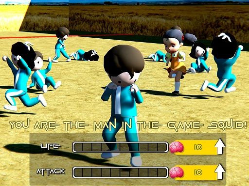 Squid Game Crowd - browser game screenshot