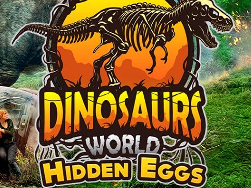 DINOSAURS WORLD HIDDEN EGGS DINOSAURS WORLD HIDDEN EGGS - browser game screenshot