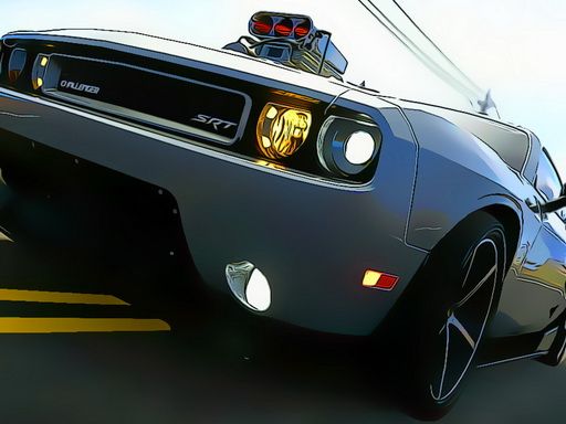Super Hypercars Jigsaw - browser game screenshot