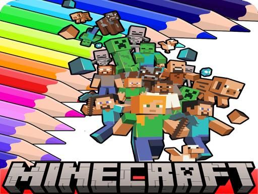 Coloring Book for Minecraft - browser game screenshot