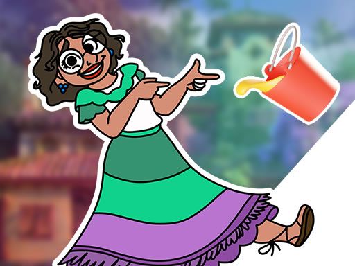 Encanto Coloring Book - browser game screenshot