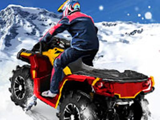 Thrilling Snow Motor - Crazy Snow Racing Game - browser game screenshot