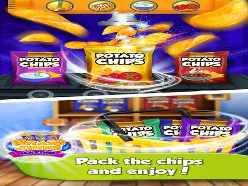Potato Chips Making - browser game screenshot