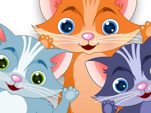 Kittens Match3 - browser game screenshot