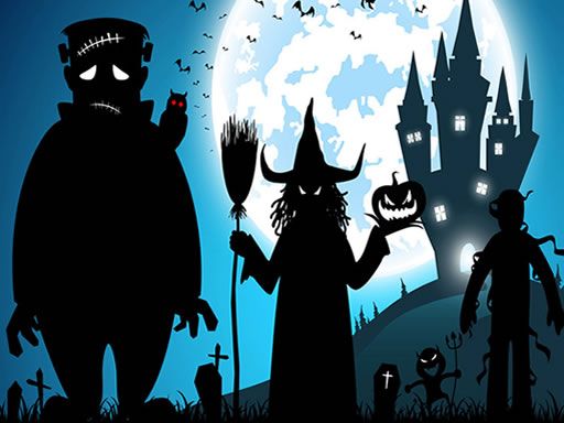 Crazy Halloween Memory - browser game screenshot