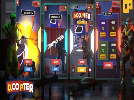 New Death Copter‏  - browser game screenshot