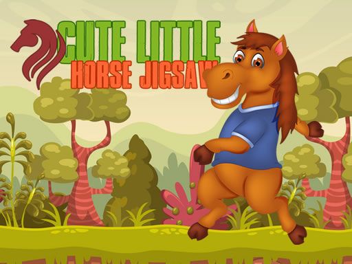 Cute Little Horse Jigsaw Cute Little Horse Jigsaw - browser game screenshot