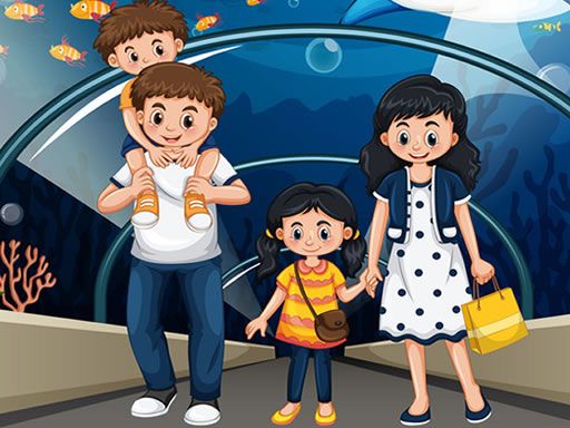 Day In Aquarium Hidden Stars Day In Aquarium Hidden Stars - browser game screenshot