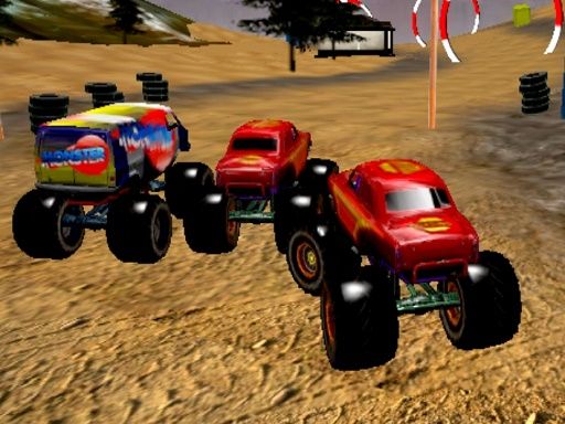 Monster Truck Dirt Rally - browser game screenshot