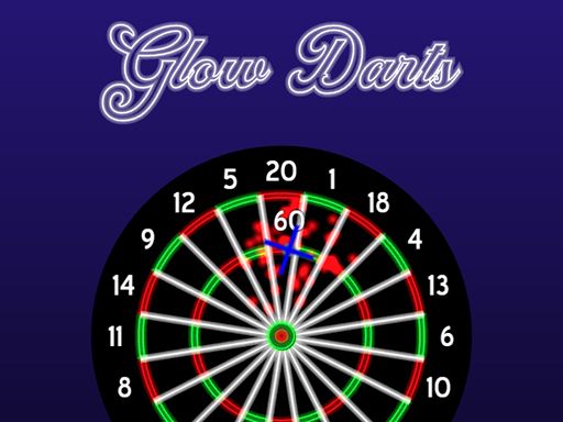 Glow Darts - browser game screenshot