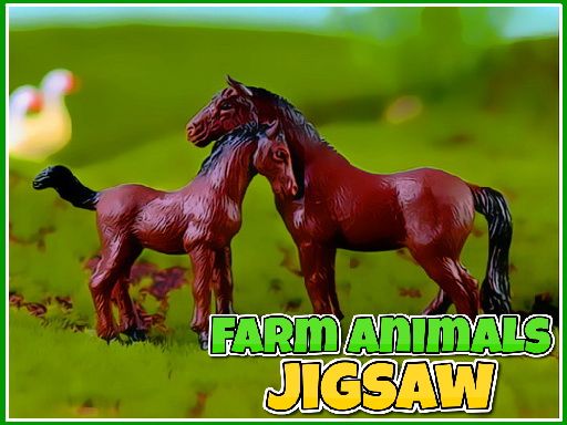 Farm Animals Jigsaw - browser game screenshot