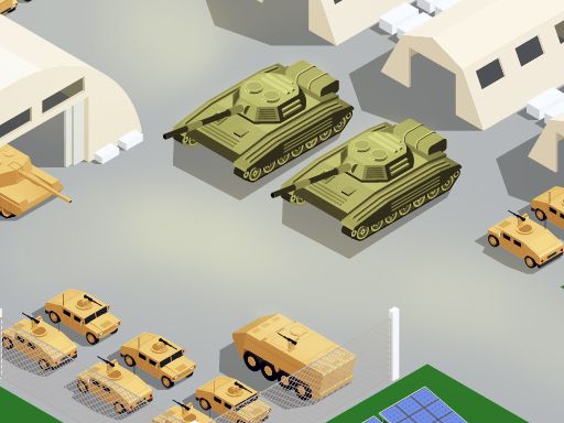 Tank Army Parking - browser game screenshot