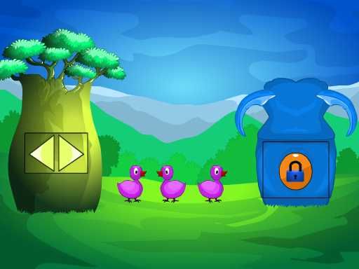 Green valley escape - browser game screenshot