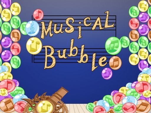 Musical Bubble - browser game screenshot