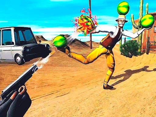 Watermelon Shooting - browser game screenshot