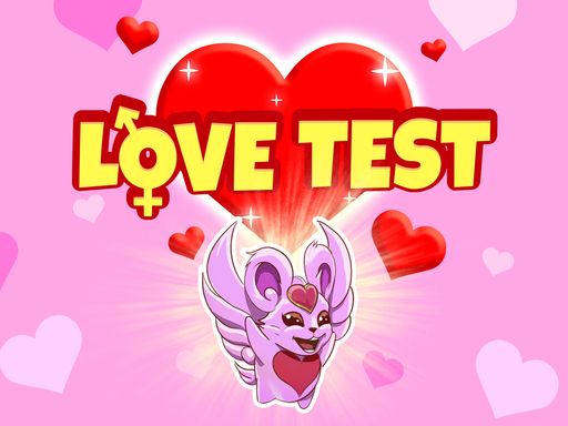 LOVE TEST - match calculator - browser game screenshot