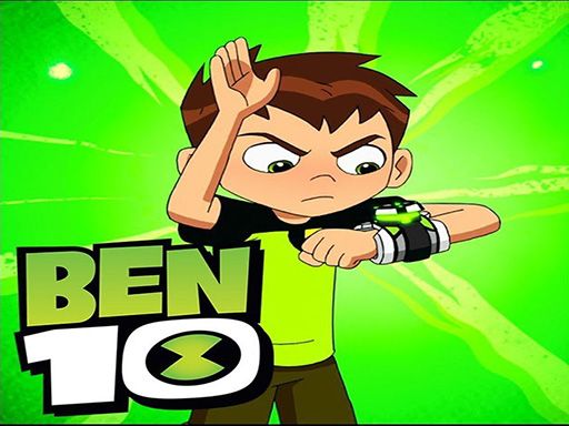Coloring Ben 10 - browser game screenshot