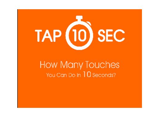 TAP 10 S : How Fast Can You Click? - browser game screenshot