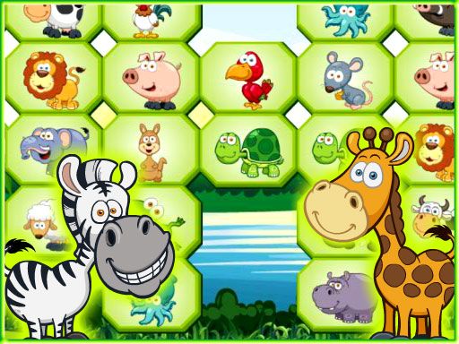 Jungle Mahjong Deluxe - browser game screenshot