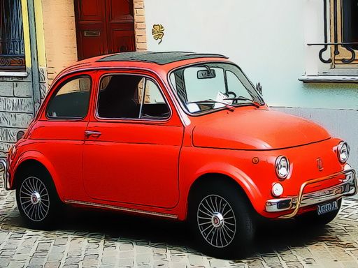 Italian Smallest Car - browser game screenshot