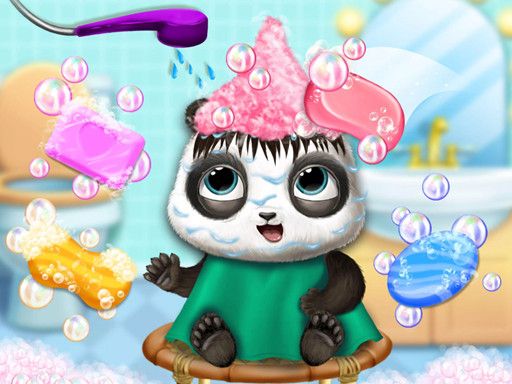 Panda Baby Bear Care - browser game screenshot