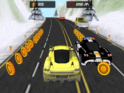 Racer Wanted - browser game screenshot