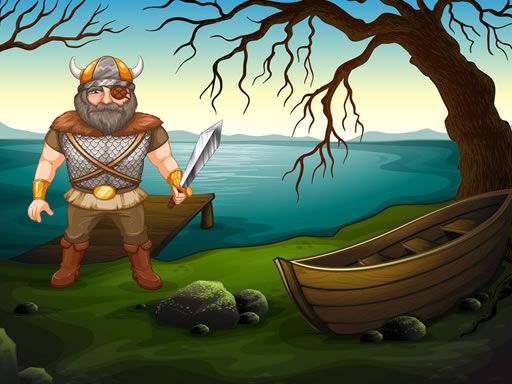 Viking Warrior Battle Jigsaw - browser game screenshot