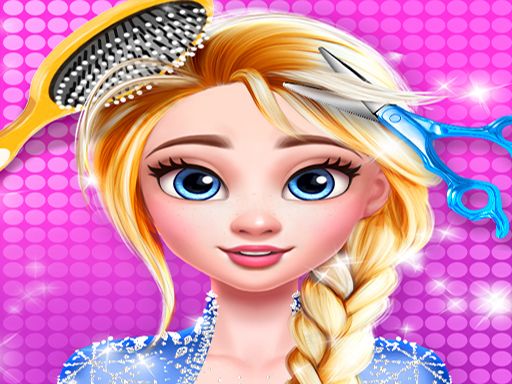 Hair Salon And Dress Up Girl - browser game screenshot