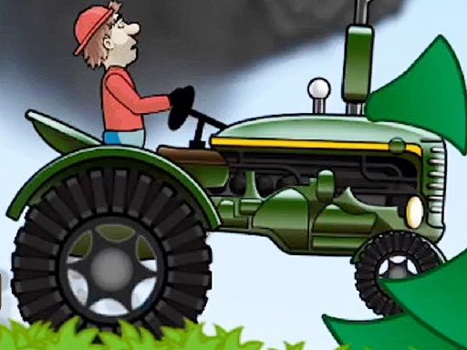 Tractor Driving Hill Climb 2D - browser game screenshot