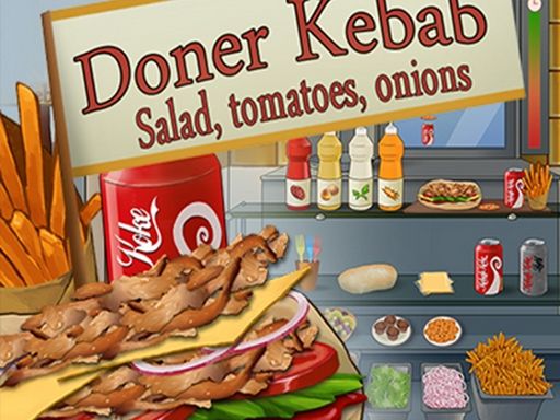 Doner Kebab : Salad Tomatoes Onions - browser game screenshot