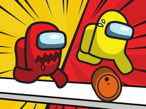 AmongUs Run - browser game screenshot