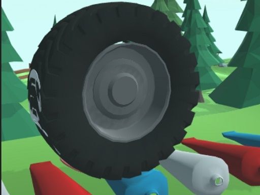 Wheel Smash 3D - browser game screenshot