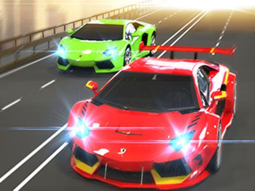 Super Car Racing - browser game screenshot