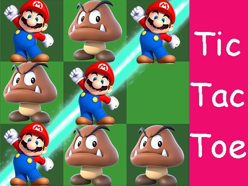 Super Mario Tic Tac Toe - browser game screenshot