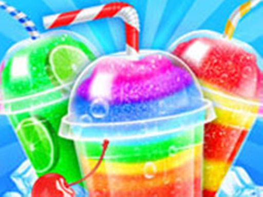 Rainbow Frozen Slushy Truck - Summer Desserts - browser game screenshot