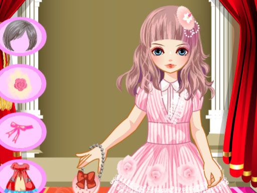 Lovely Cute Girl - browser game screenshot