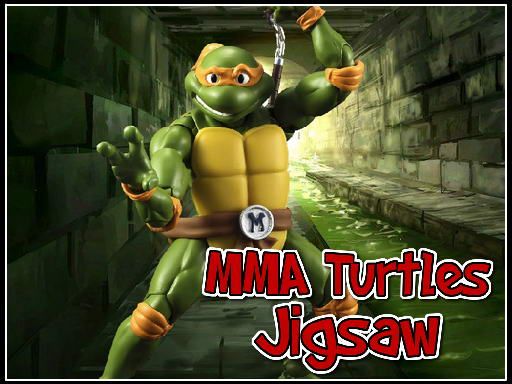 MMA Turtles Jigsaw MMA Turtles Jigsaw - browser game screenshot