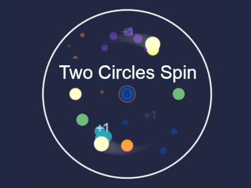 Two Circles Spin - browser game screenshot