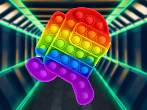 Among us Pop it Jigsaw - browser game screenshot