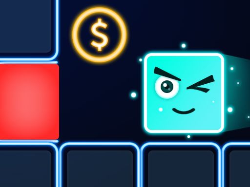 Neon Tile Rush Neon Tile Rush - browser game screenshot