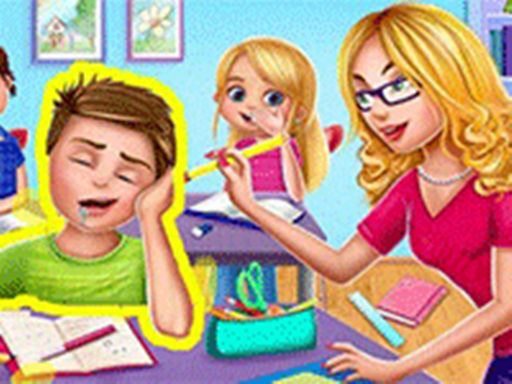 My Teacher Classroom Fun - browser game screenshot