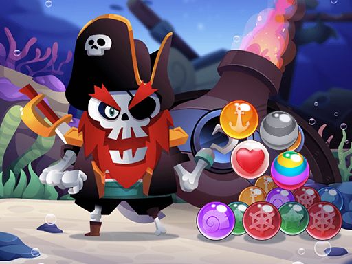 Pirate Bubble Shoter Pop - browser game screenshot