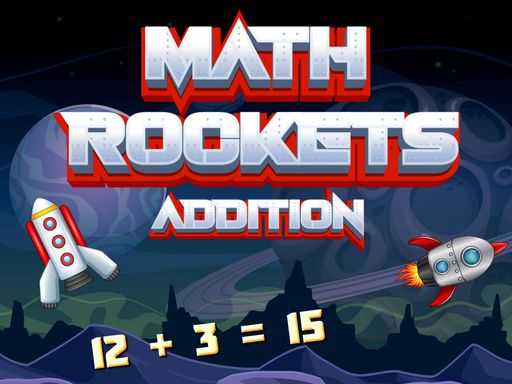 Math Rockets Addition Math Rockets Addition - browser game screenshot