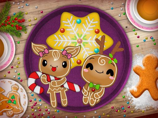 Christmas Gingerbread - Color Me - browser game screenshot